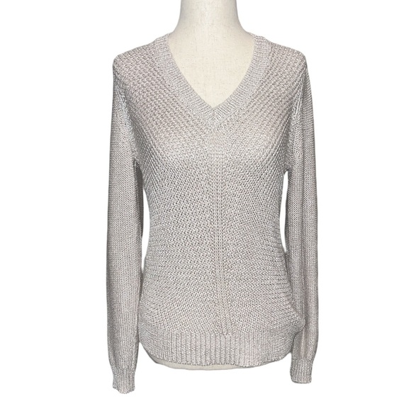 Sweaters - Wallace Silver Knit Sweater